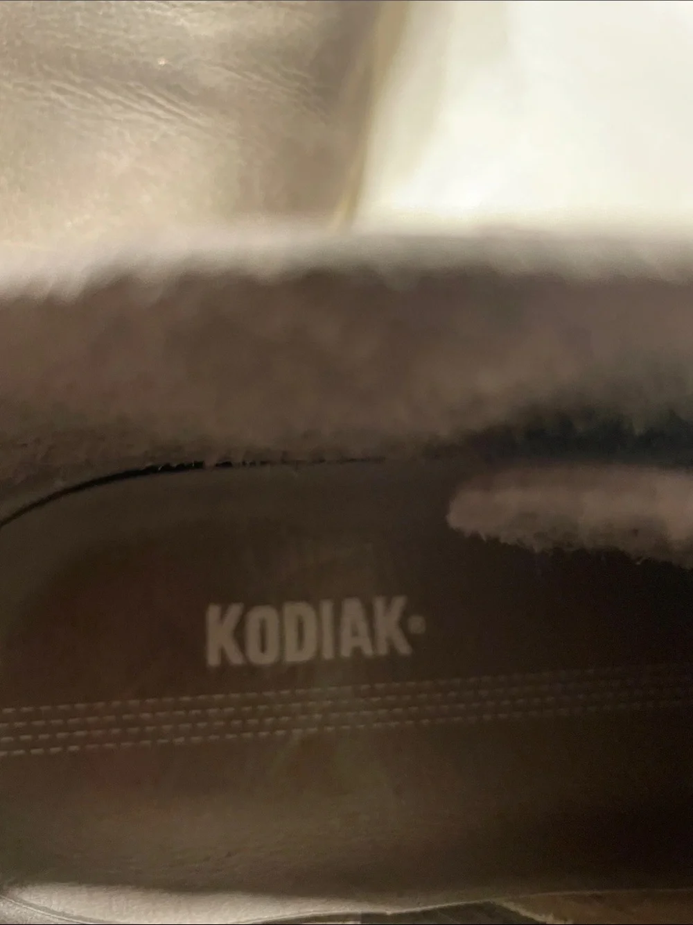 KODIAC CANADA women’s Grey oiled Boots Nubuck Leather Sz 9.5
